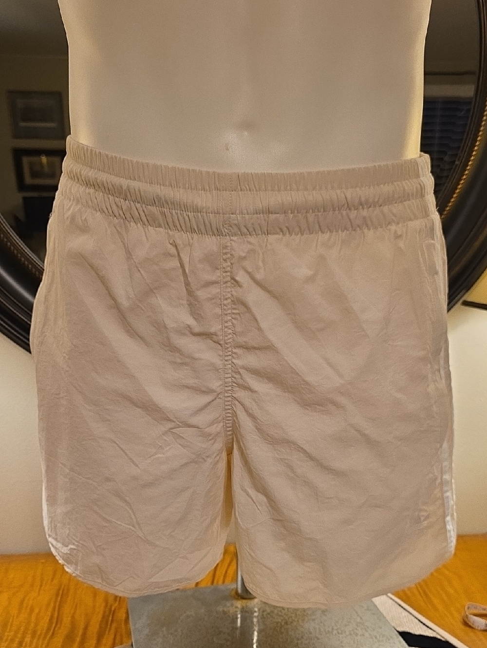 adidas Men’s Athletic Shorts in Light Beige